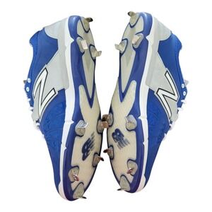 New Balance Baseball Cleats Sz 15 Metal Blue Silver Molded REVlite 3000TB2